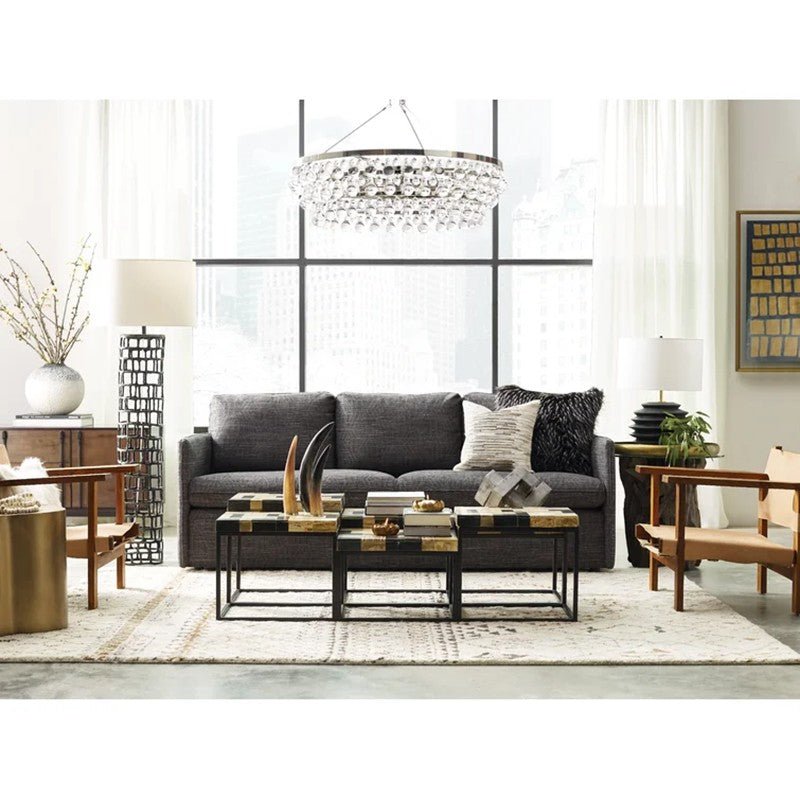 Anqeer Waterdrop Round Chandelier 35" - Cyran Lamps