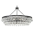 Anqeer Waterdrop Round Chandelier 35" - Cyran Lamps