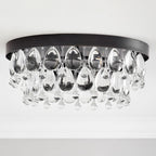 Anqeer Waterdrop Round Flushmount 15" - Cyran Lamps