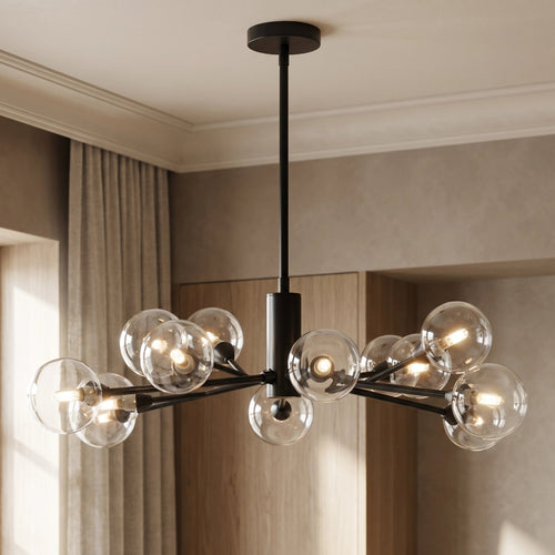 Apollo Round Chandelier 36", 47", 59" - Cyran Lamps