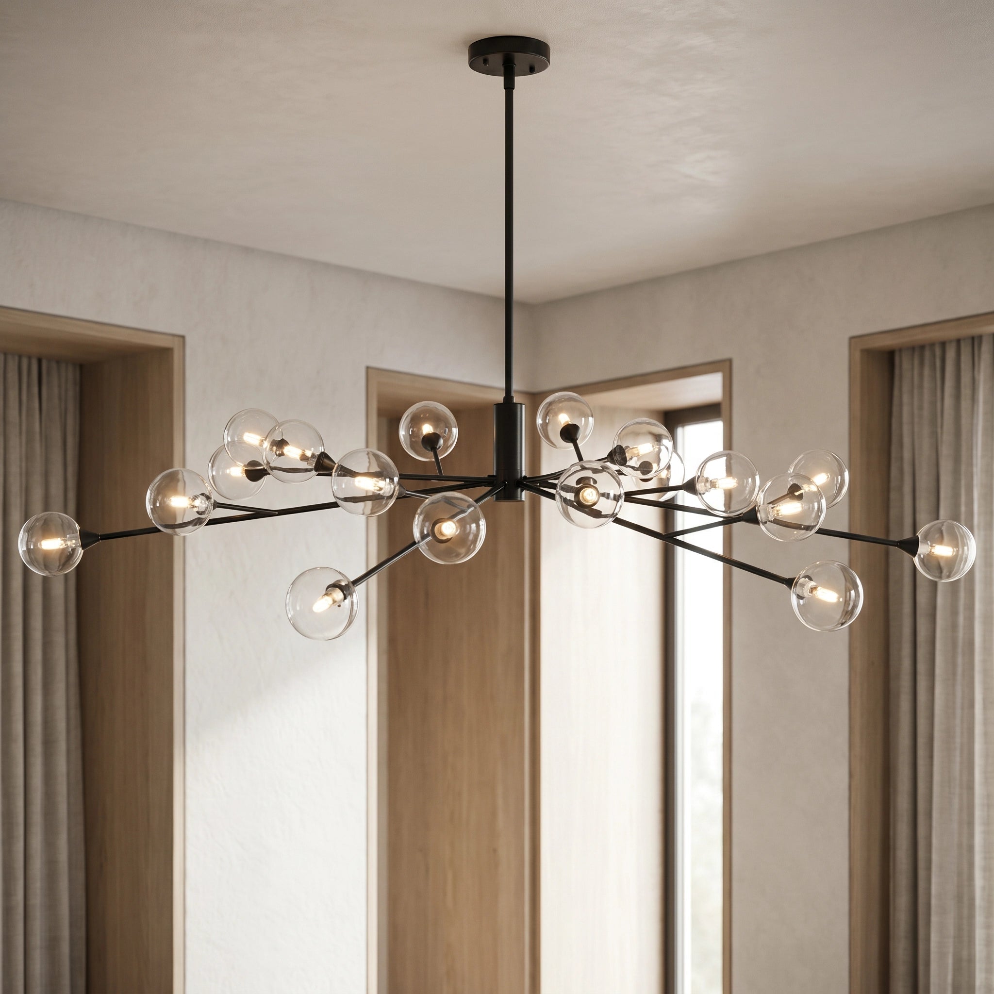Apollo Round Chandelier 36", 47", 59" - Cyran Lamps