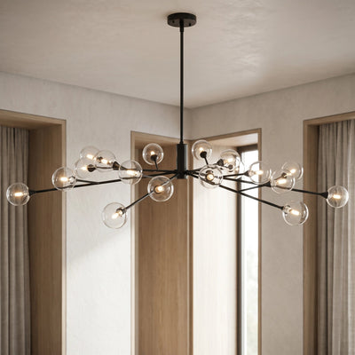 Apollo Round Chandelier 36", 47", 59" - Cyran Lamps