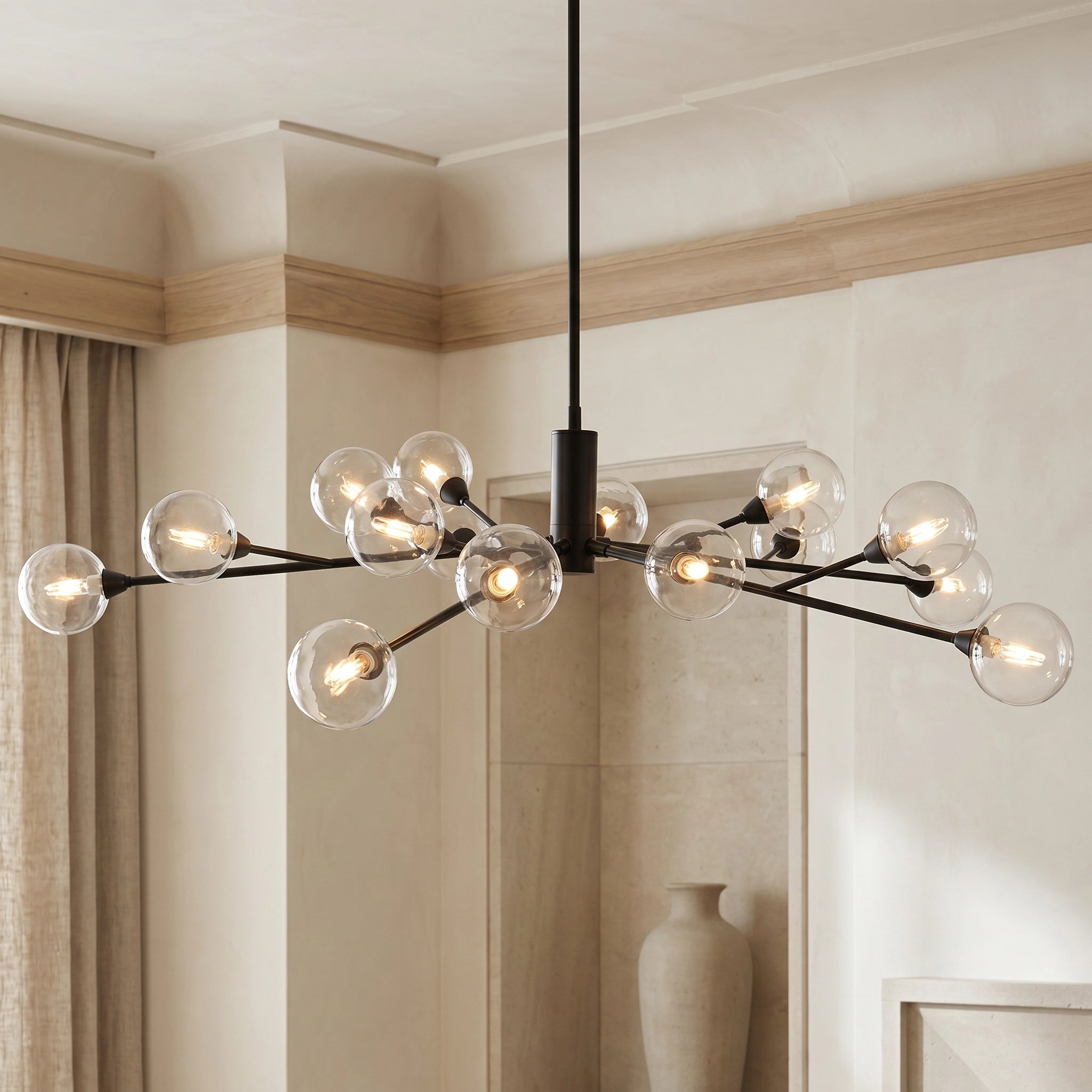 Apollo Round Chandelier 36", 47", 59" - Cyran Lamps