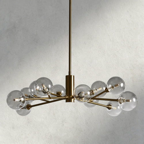 Apollo Round Chandelier 36", 47", 59" - Cyran Lamps