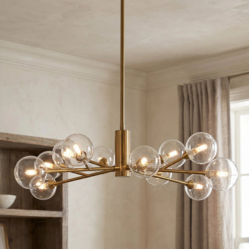 Apollo Round Chandelier 36", 47", 59" - Cyran Lamps