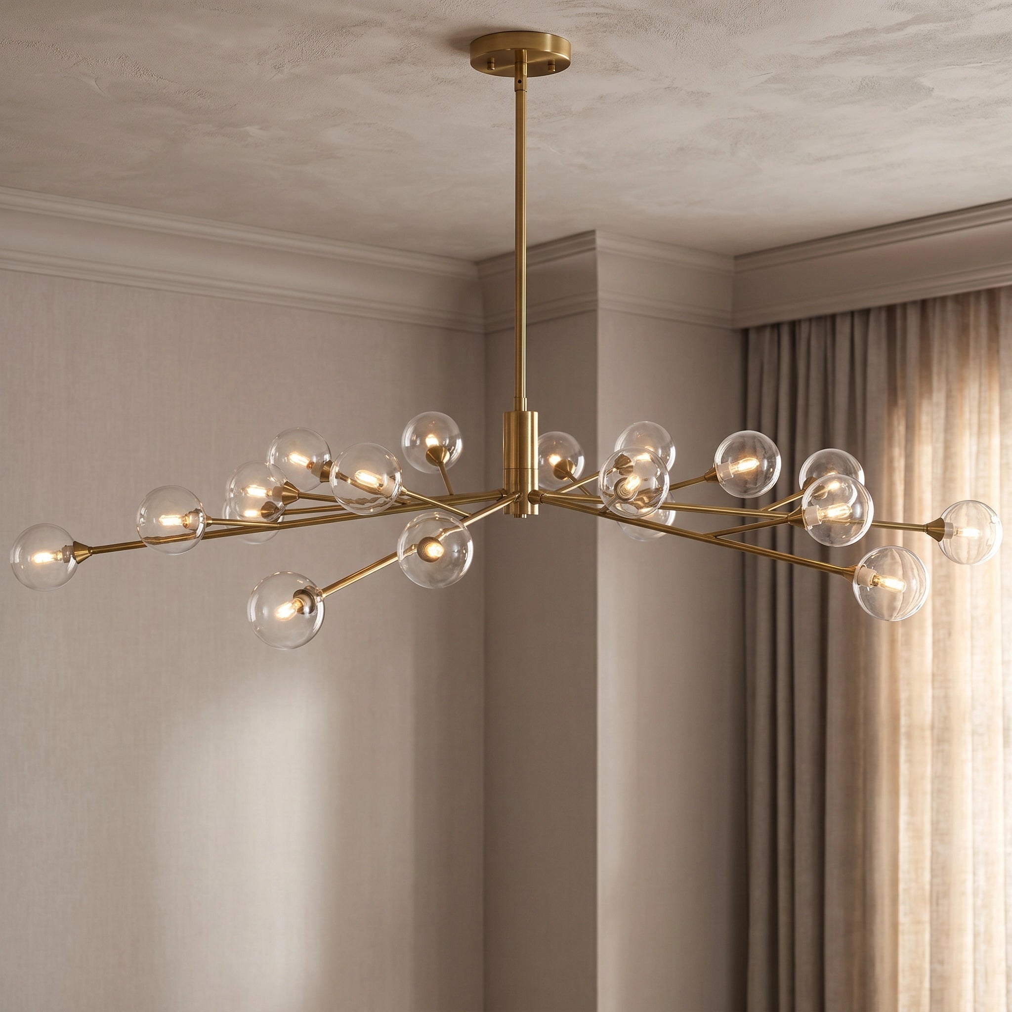 Apollo Round Chandelier 36", 47", 59" - Cyran Lamps