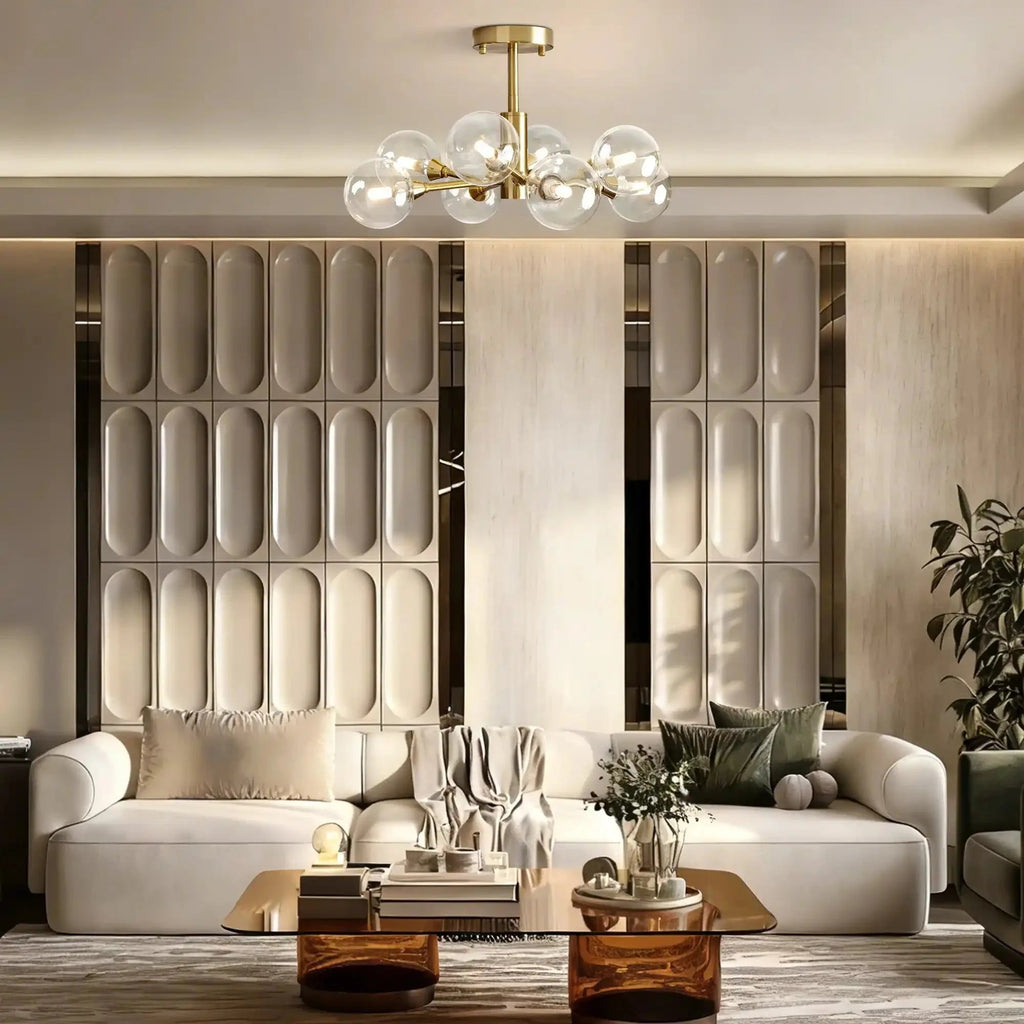 Apollo Round Chandelier 36", 47", 59" - Cyran Lamps