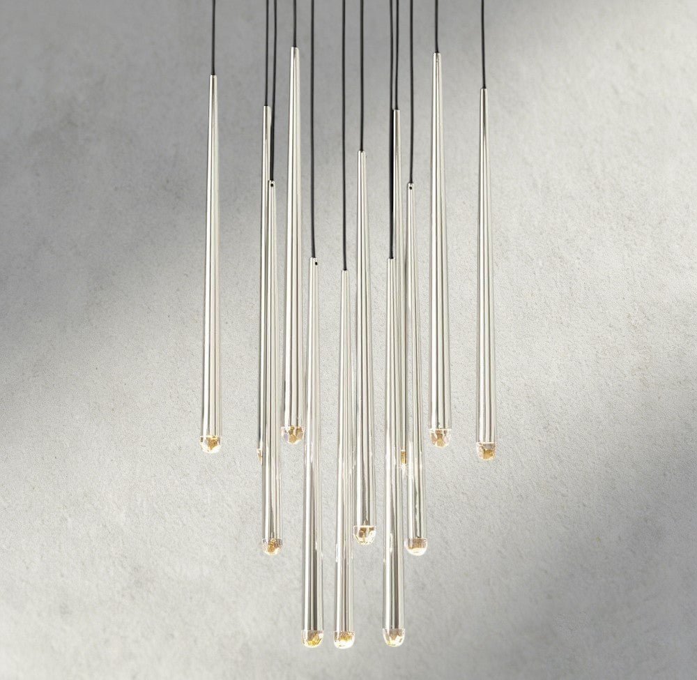Aqaitaiva Round Chandelier 18", 24", 30", 48" - Cyran Lamps