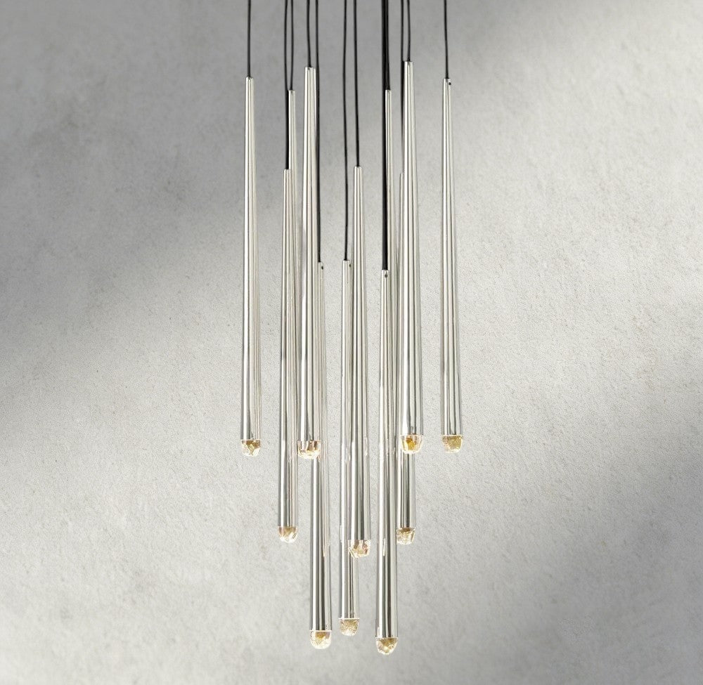 Aqaitaiva Round Chandelier 18", 24", 30", 48" - Cyran Lamps