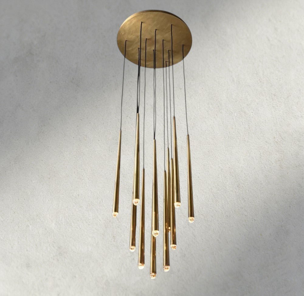 Aqaitaiva Round Chandelier 18", 24", 30", 48" - Cyran Lamps