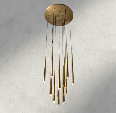 Aqaitaiva Round Chandelier 18", 24", 30", 48" - Cyran Lamps