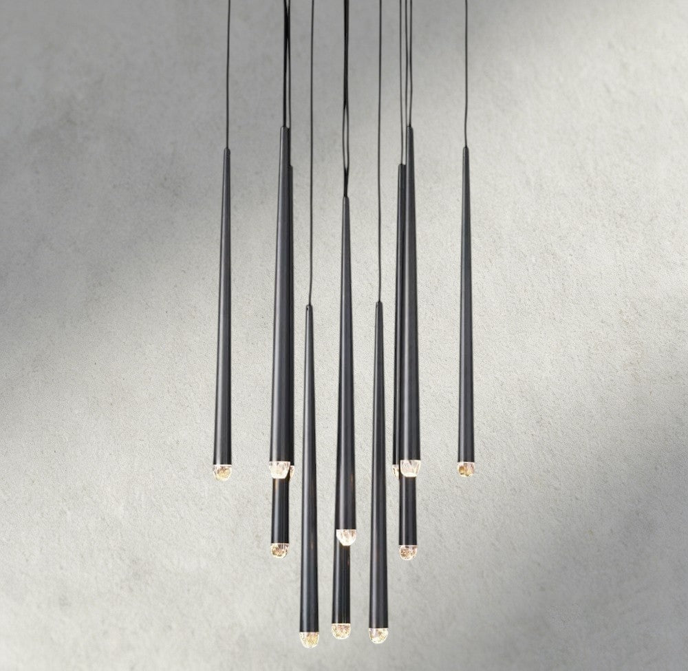 Aqaitaiva Round Chandelier 18", 24", 30", 48" - Cyran Lamps