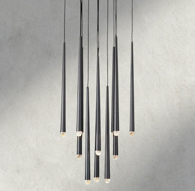 Aqaitaiva Round Chandelier 18", 24", 30", 48" - Cyran Lamps
