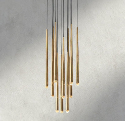 Aqaitaiva Round Chandelier 18", 24", 30", 48" - Cyran Lamps