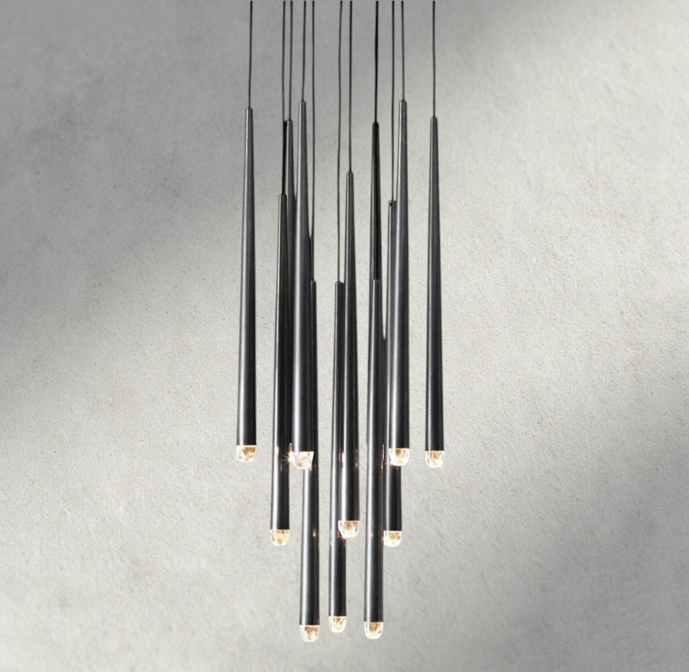 Aqaitaiva Round Chandelier 18", 24", 30", 48" - Cyran Lamps