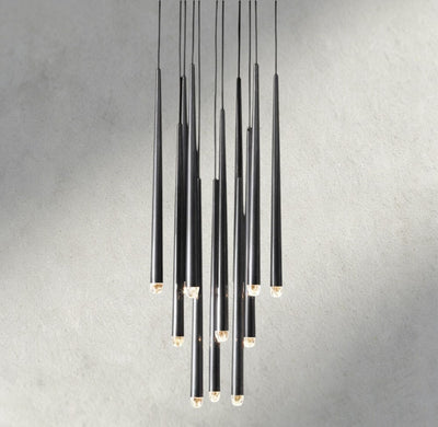 Aqaitaiva Round Chandelier 18", 24", 30", 48" - Cyran Lamps