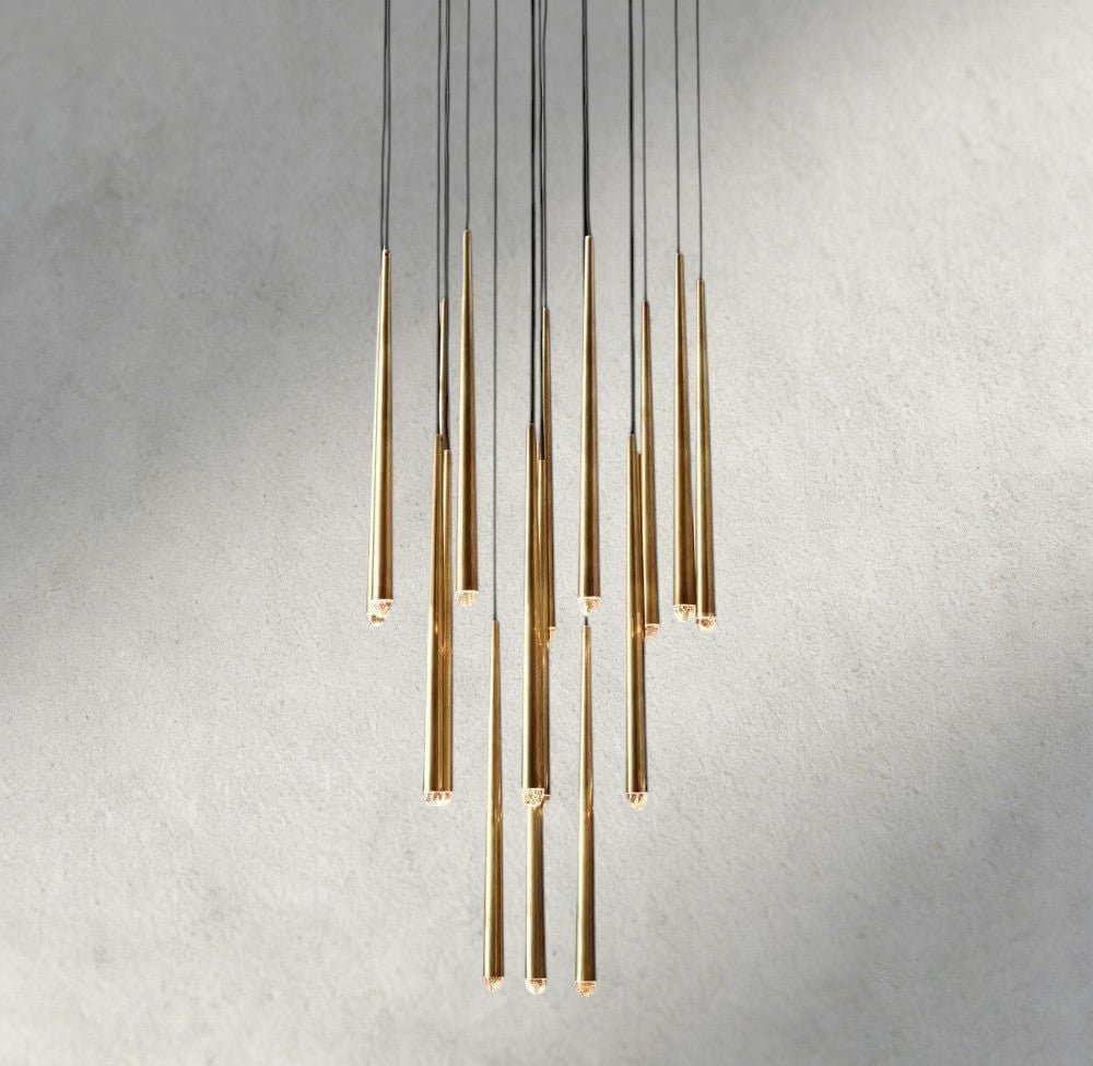 Aqaitaiva Round Chandelier 18", 24", 30", 48" - Cyran Lamps