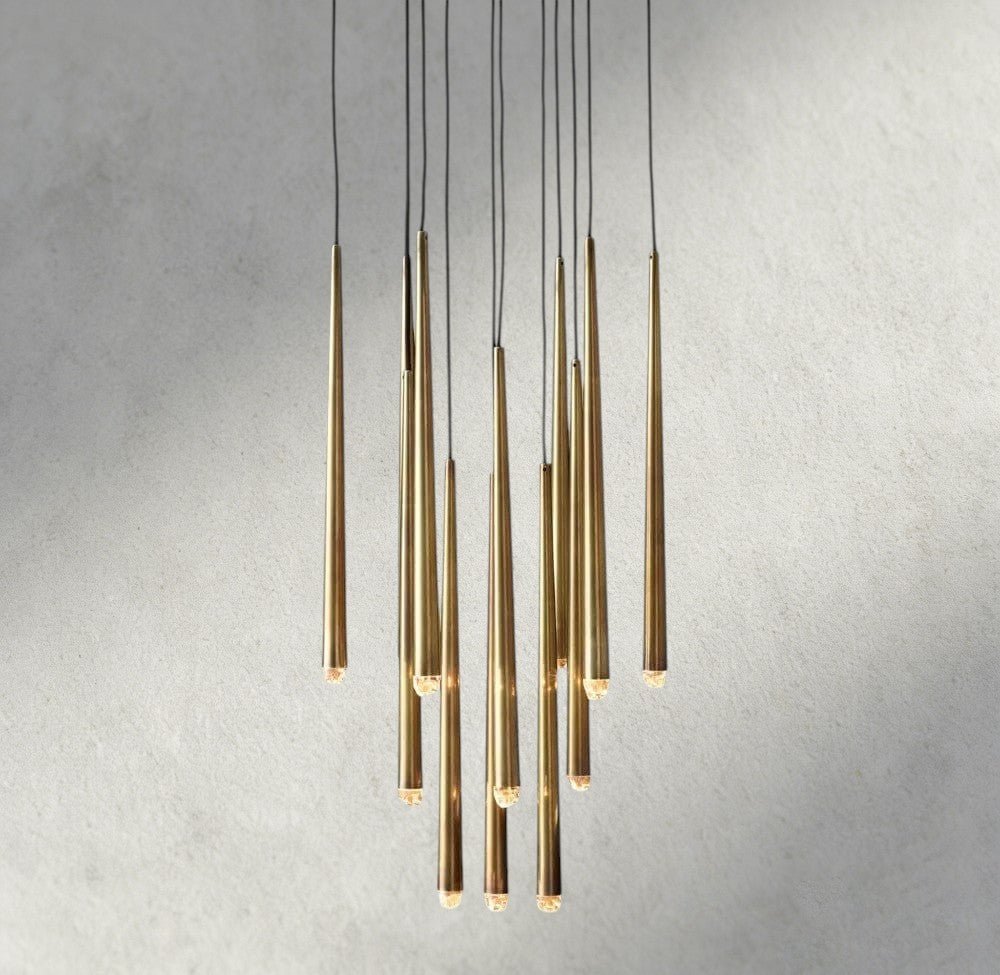 Aqaitaiva Round Chandelier 18", 24", 30", 48" - Cyran Lamps