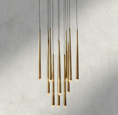 Aqaitaiva Round Chandelier 18", 24", 30", 48" - Cyran Lamps
