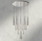 Aqaitaiva Round Chandelier 18", 24", 30", 48" - Cyran Lamps