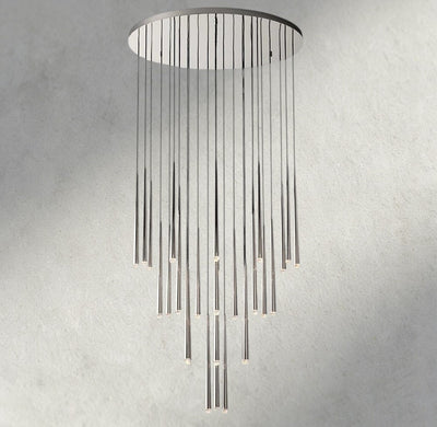 Aqaitaiva Round Chandelier 18", 24", 30", 48" - Cyran Lamps