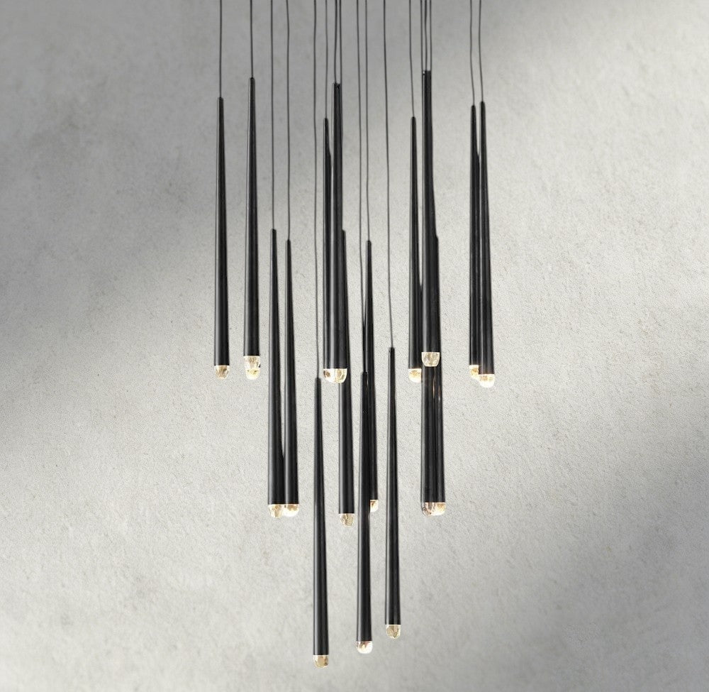 Aqaitaiva Round Chandelier 18", 24", 30", 48" - Cyran Lamps