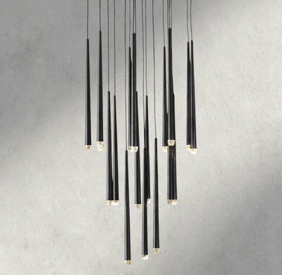 Aqaitaiva Round Chandelier 18", 24", 30", 48" - Cyran Lamps
