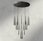 Aqaitaiva Round Chandelier 18", 24", 30", 48" - Cyran Lamps