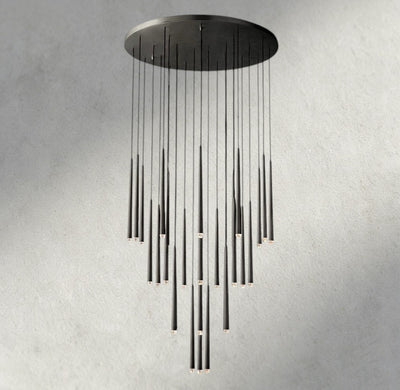 Aqaitaiva Round Chandelier 18", 24", 30", 48" - Cyran Lamps