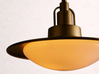 Argent Opal Glass Dome Pendant 14'' 24''D - Cyran Lamps