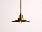 Argent Opal Glass Dome Pendant 14'' 24''D - Cyran Lamps
