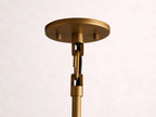 Argent Opal Glass Dome Pendant 14'' 24''D - Cyran Lamps
