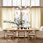 Arica Rectangular Chandelier - Cyran Lamps