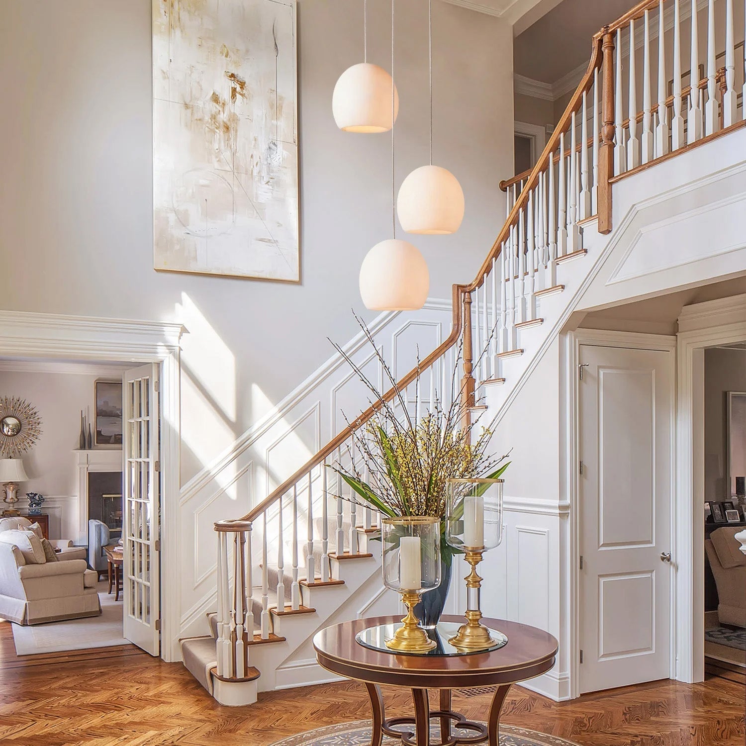 Arica Round Chandelier - Cyran Lamps