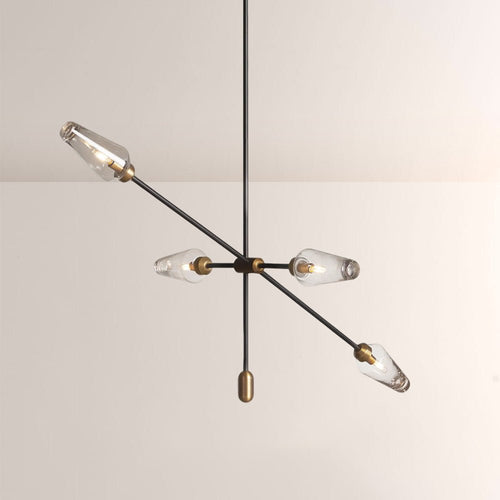Arrow Bronze Chandelier - Cyran Lamps