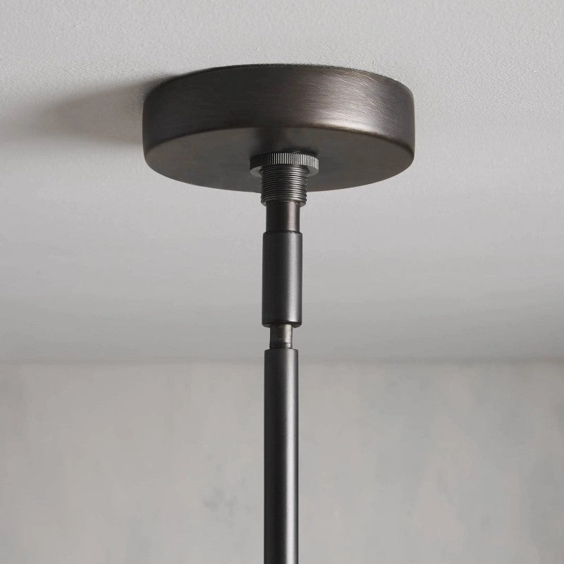 Arrow Bronze Glass Chandelier - Cyran Lamps
