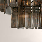 Art Glass Delsia Linear Chandelier - Cyran Lamps