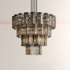 Art Glass Delsia Round Chandelier 48" - Cyran Lamps