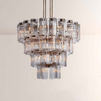Art Glass Delsia Round Chandelier 48" - Cyran Lamps
