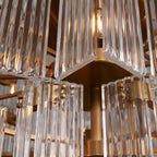 Art Glass Delsia Round Chandelier 60" - Cyran Lamps