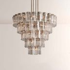 Art Glass Delsia Round Chandelier 60" - Cyran Lamps