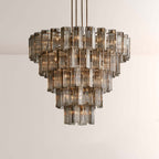 Art Glass Delsia Round Chandelier 60" - Cyran Lamps