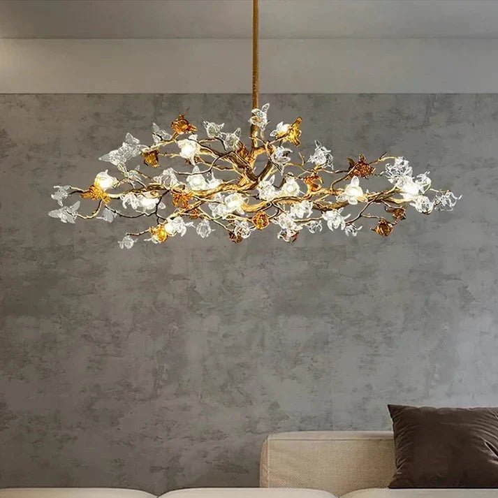 Asut Sculptural Branch Chandelier - Cyran Lamps