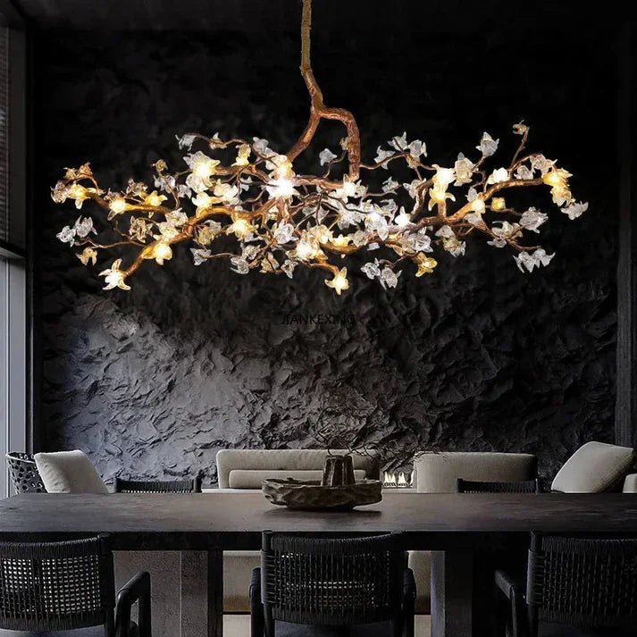 Asut Sculptural Branch Chandelier - Cyran Lamps