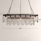 Aubluxe Oval Chandelier - Cyran Lamps