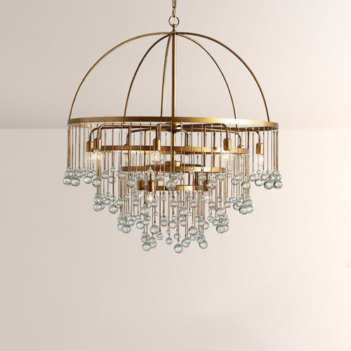 Aubluxe Round Chandelier - Cyran Lamps