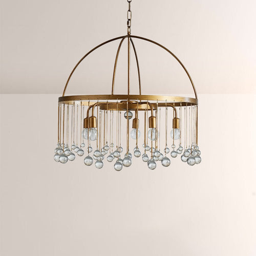 Aubluxe Round Two - Tier Chandelier - Cyran Lamps