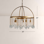 Aubluxe Round Two - Tier Chandelier - Cyran Lamps
