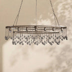 Aubrey Crystal Ball Oval Chandelier 7 Lights - Cyran Lamps