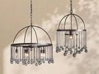 Aubrey Crystal Ball Round Chandelier 5 Light / 8 Light - Cyran Lamps